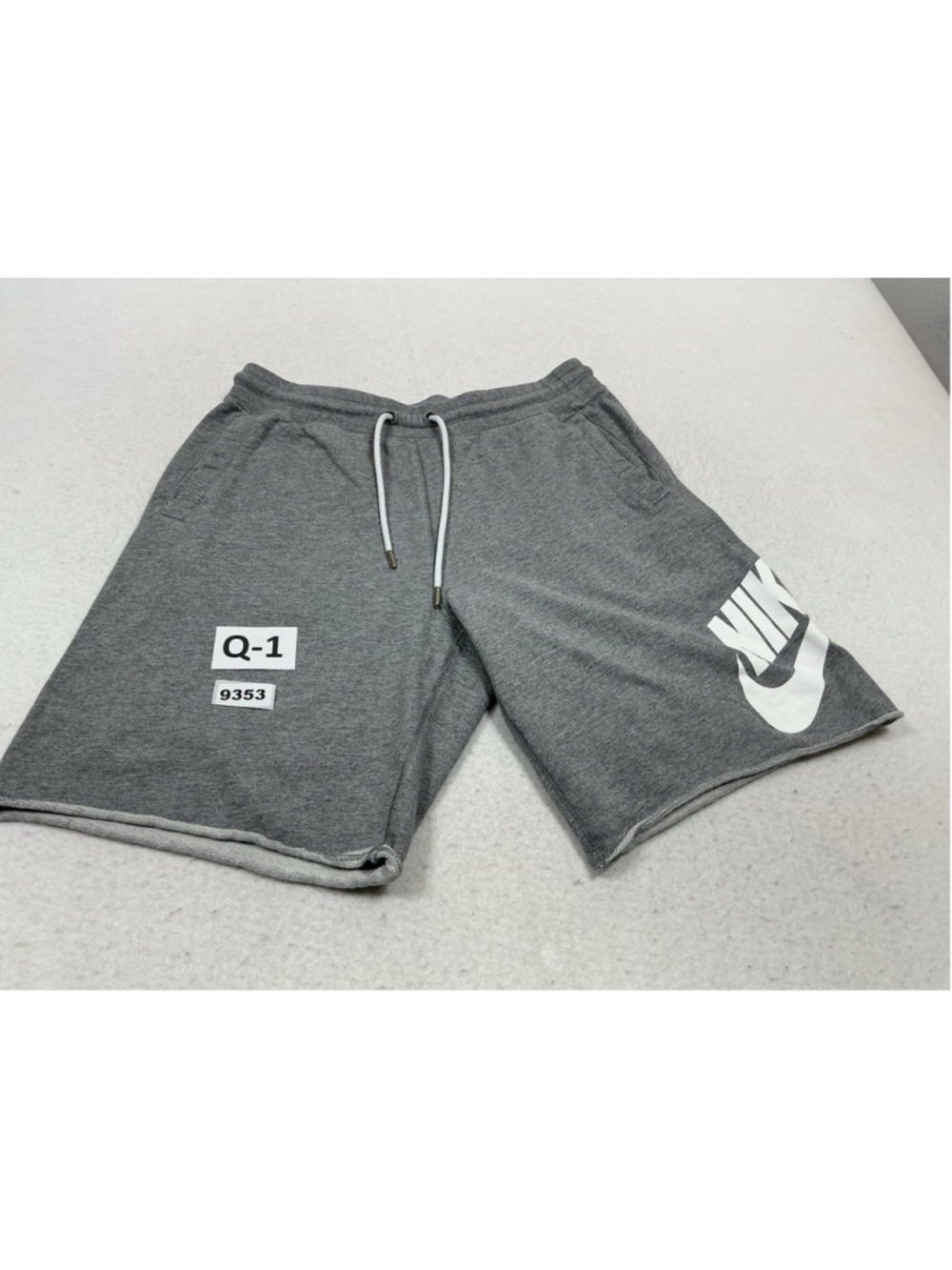 Mens Excellent Nike Pullon Athletic Shorts Gray Large